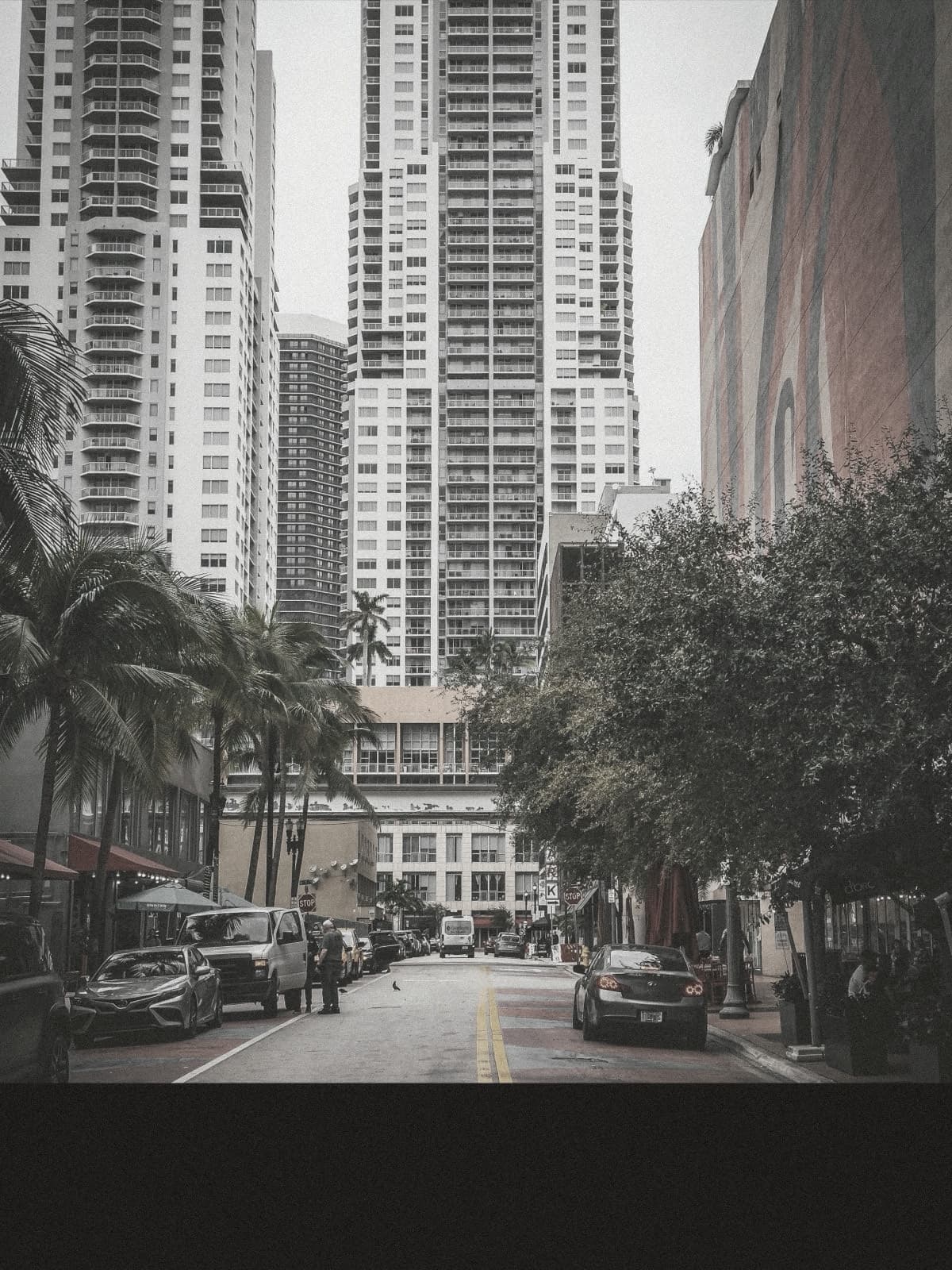 Miami skyline. VBO Advertising is a marketing consultancy and studio based in Coconut Grove, Miami, Florida